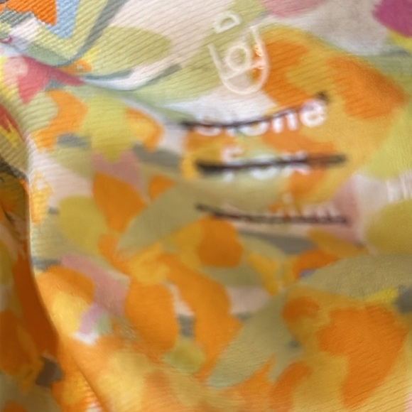 NEW Free People Stone Fox Swim Tank top Zip front Flower fields Floral Bikini - Picture 5 of 5